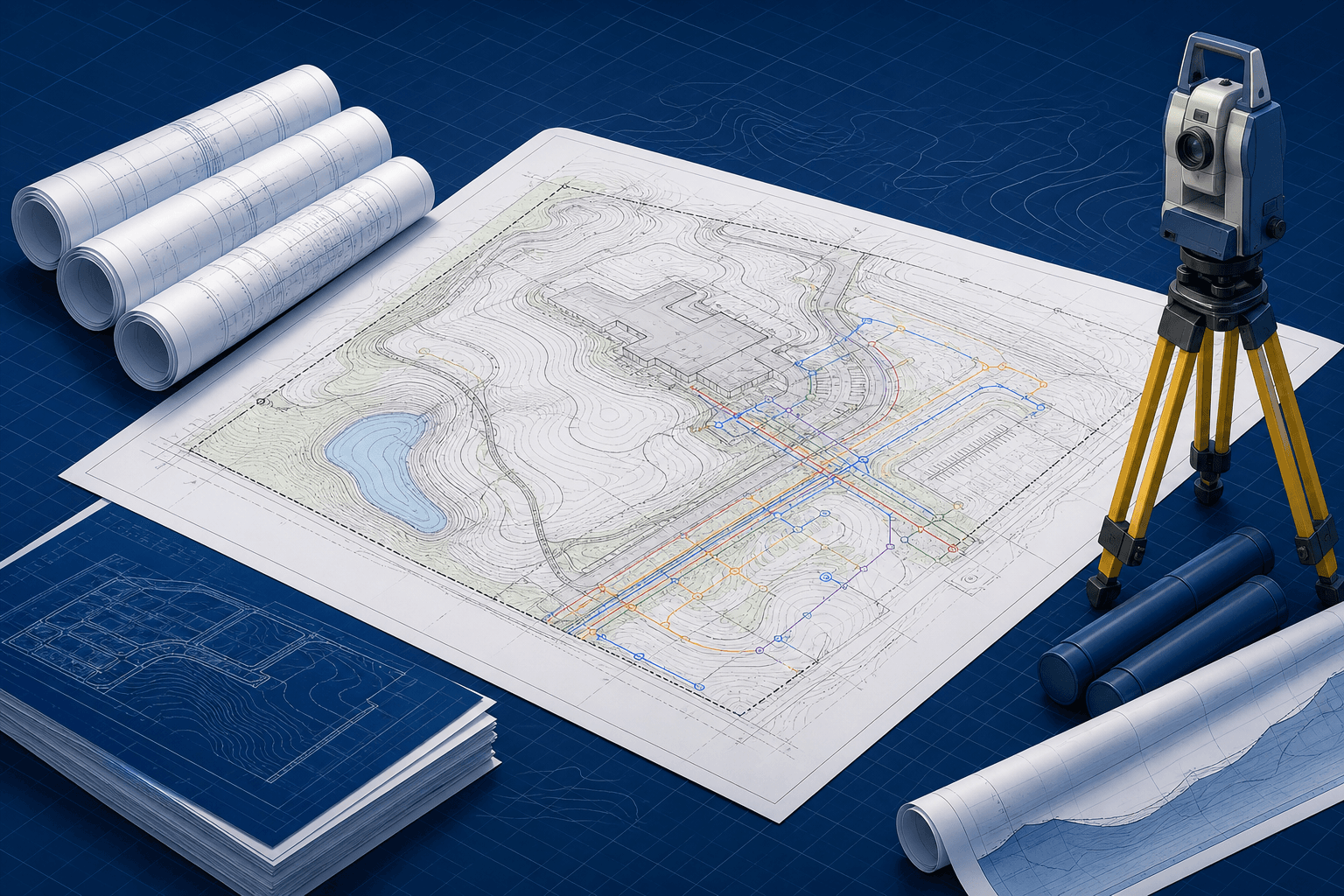 Civil Engineering Plan Printing: Site Plans, Grading, and Utilities