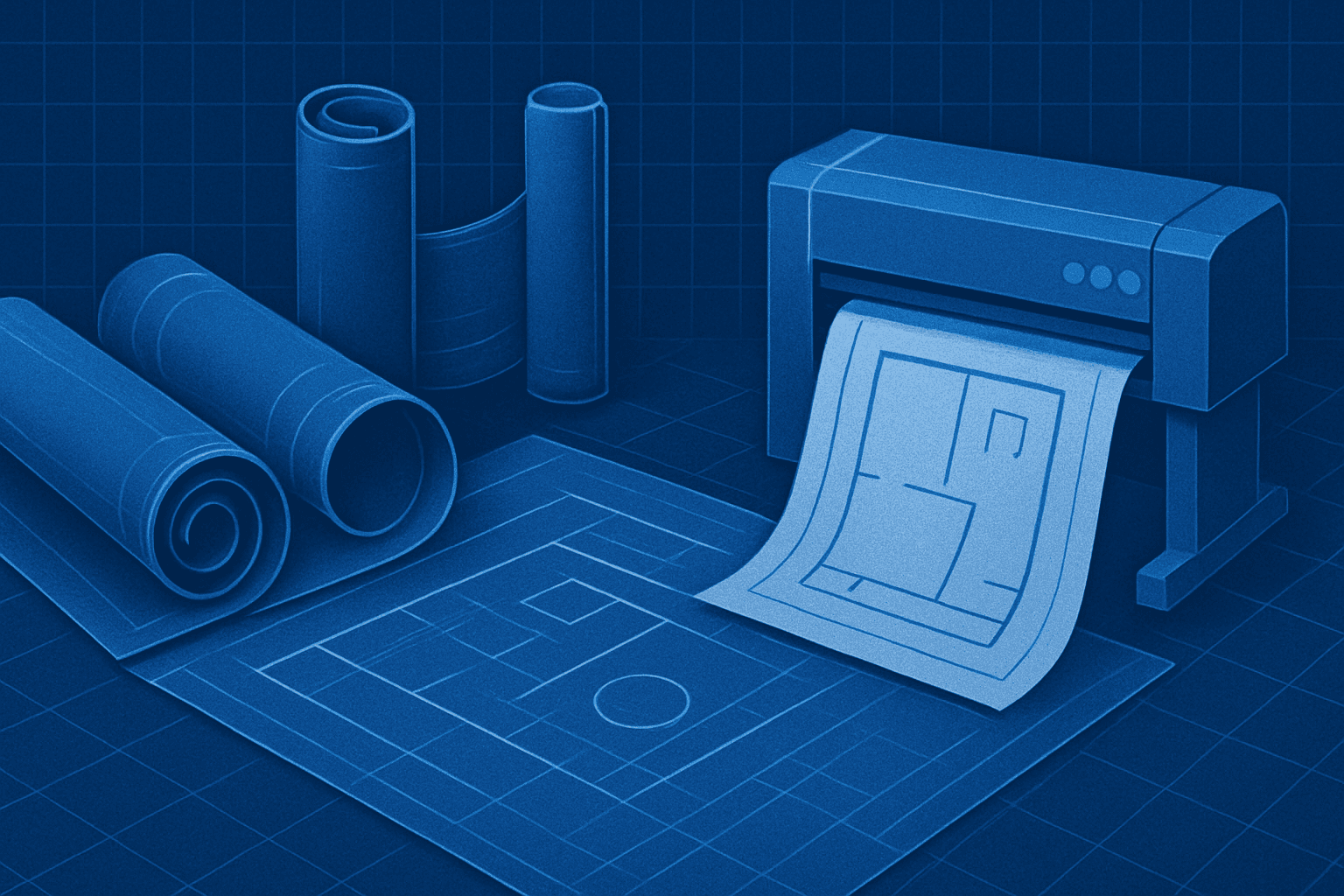 Color vs. Black-and-White Blueprints: When Each Makes Sense