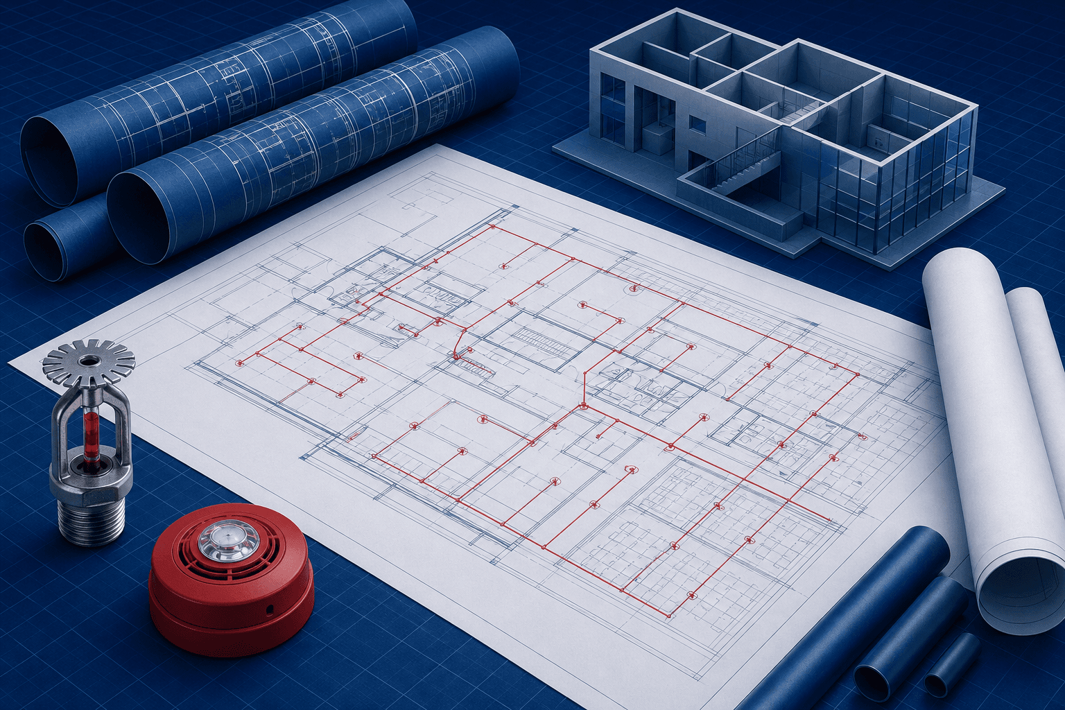 Fire Protection Plan Printing: Color Coding That Saves Lives